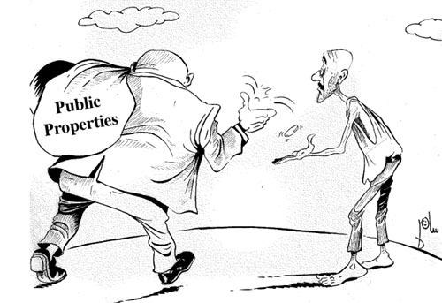 Cartoon by YT caricature artist