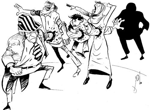 Cartoon by YT caricature artist