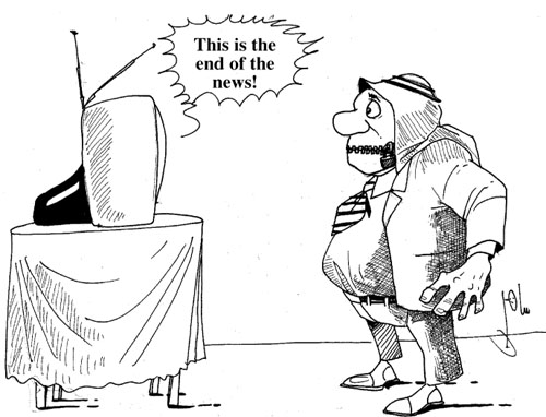 Cartoon by YT caricature artist