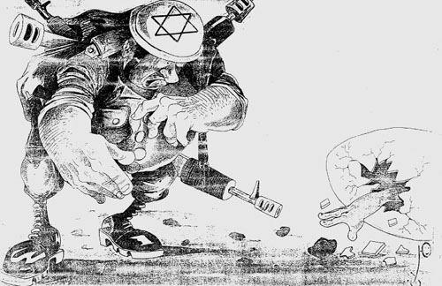 Cartoon by YT caricature artist