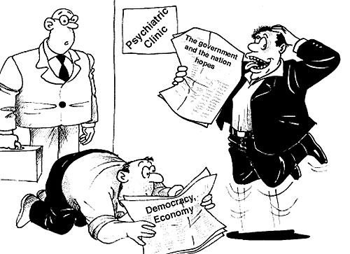 Cartoon by YT caricature artist