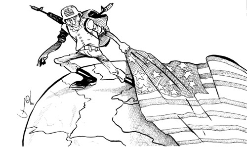 Cartoon by YT caricature artist