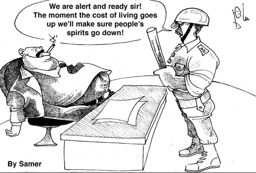 Cartoon by YT caricature artist