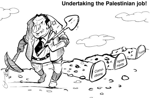 Cartoon by YT caricature artist