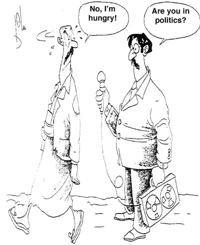 Cartoon by YT caricature artist