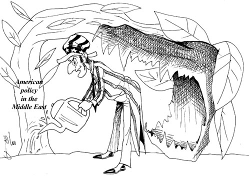 Cartoon by YT caricature artist