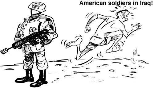 Cartoon by YT caricature artist