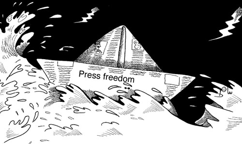 Cartoon by YT caricature artist