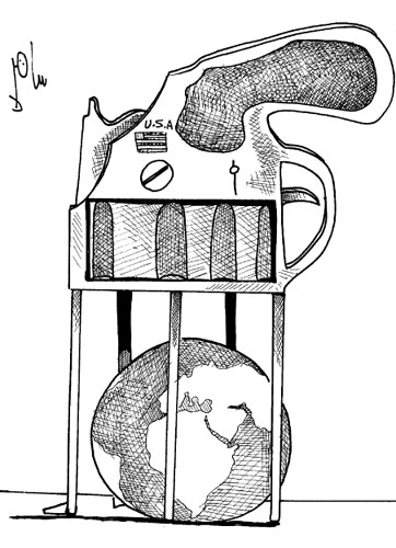 Cartoon by YT caricature artist