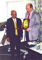 Mr. Peter Helmeuth, Chairman with Mr. Amin Dirhem, Vice Chiarman of YGFA