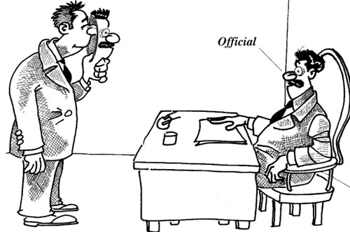 Cartoon by YT caricature artist