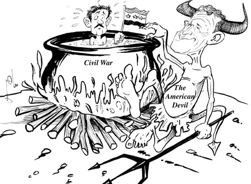 Cartoon by YT caricature artist