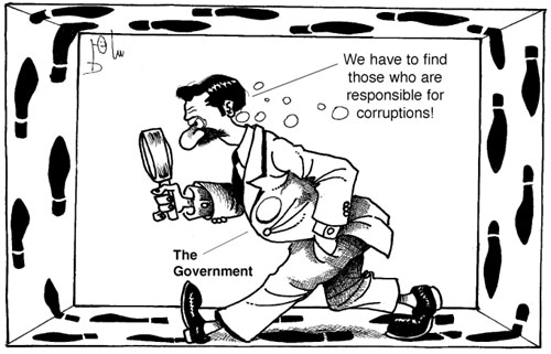 Cartoon by YT caricature artist