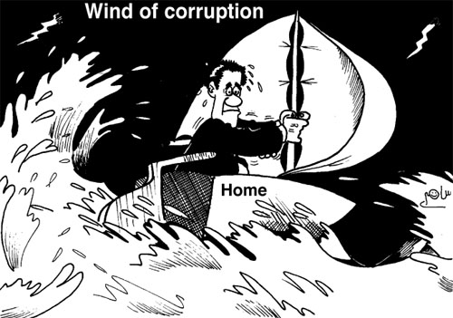 Cartoon by YT caricature artist