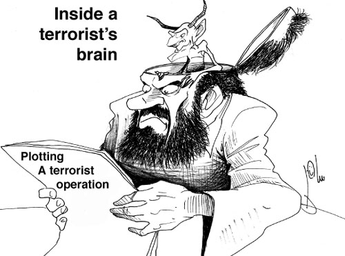 Cartoon by YT caricature artist