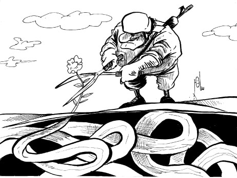 Cartoon by YT caricature artist