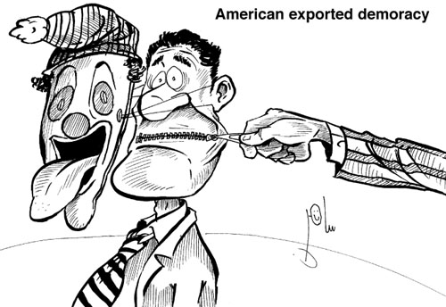 Cartoon by YT caricature artist