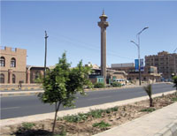 Al-Awkaf mosque through which the Al-Qaeda suspects escaped. PHOTO BY ADEL AL-HADDAD