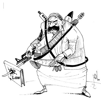 Cartoon by YT caricature artist