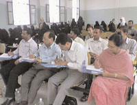 A view of the audience.