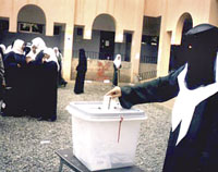 Schoolgrounds are where students elect their representatives to the Child Parliament.