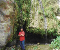 The young author sightseeing in Hadramout
