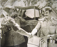 President Saleh joined the army when he was 16 and rose through the ranks to become field marshal.