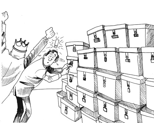 Cartoon by YT caricature artist