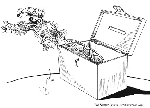 Cartoon by YT caricature artist