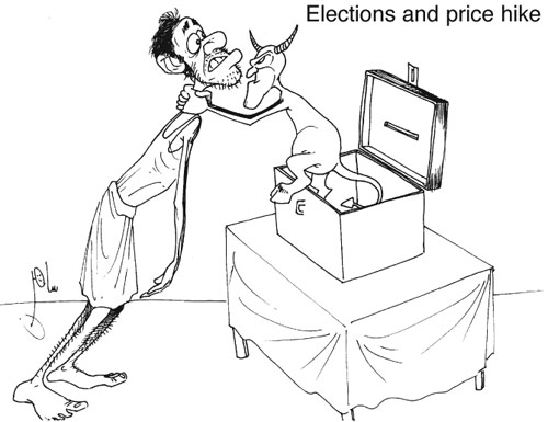 Cartoon by YT caricature artist